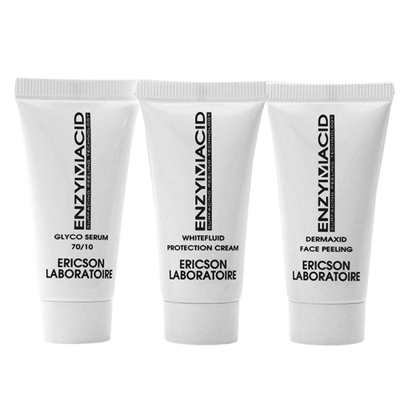 Ericson Laboratoire Enzymacid Mini-kit Мини-набор для обновления кожи лица, 10 мл + 5 мл + 10 мл