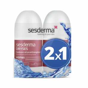 Sesderma DRYSES дезодорант-антиперспирант для женщин против чрезмерного потоотделения, 75 мл + 75 мл