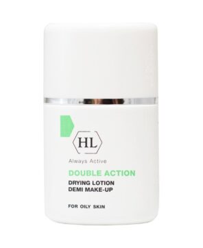 Holy Land DOUBLE ACTION Drying Lotion Demi Make-Up Суспензия для дезинфекции и подсушивания воспалительных элементов с маскирующим эффектом, 30 мл