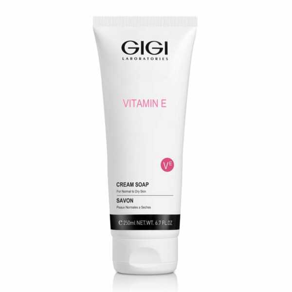 GIGI VITAMIN E Мыло-крем очищающее для нормальной и сухой кожи, 250 мл