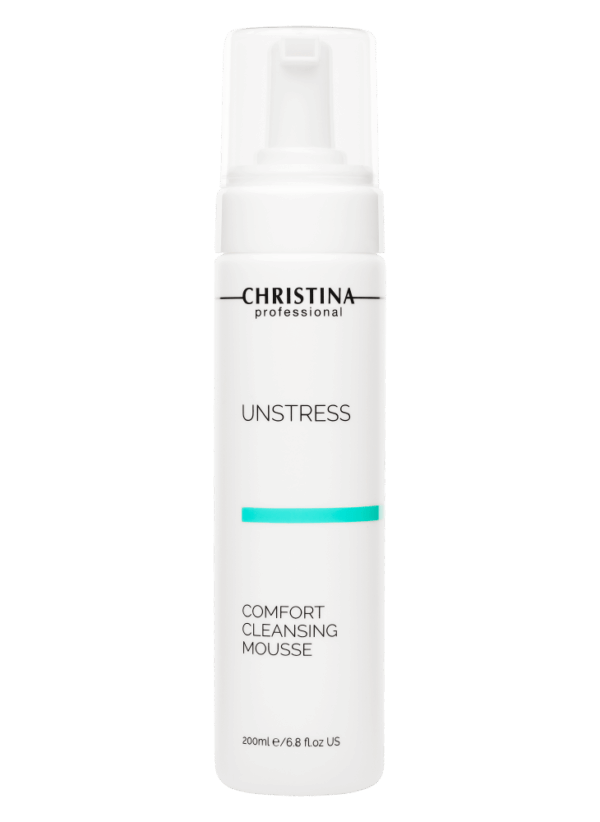 Christina Unstress Comfort Cleansing Mousse Очищающий мусс-комфорт, 200 мл