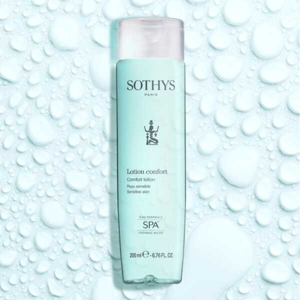 Sothys Comfort Cleansing Lotion Тоник для чувствительной кожи с экстрактом хлопка и термальной водой, 200 мл